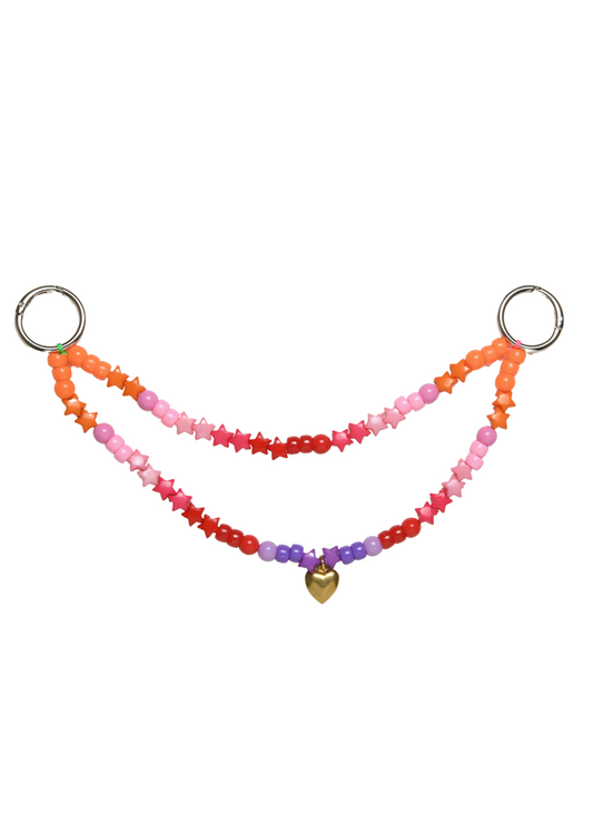 Double Layered Colorful Bag Charm