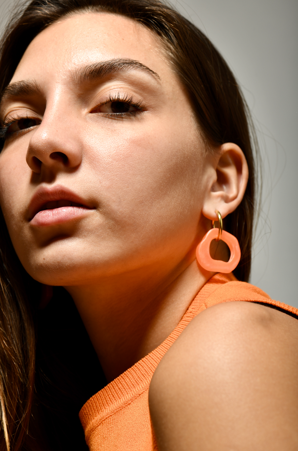 Ear Candy Orange Earrings