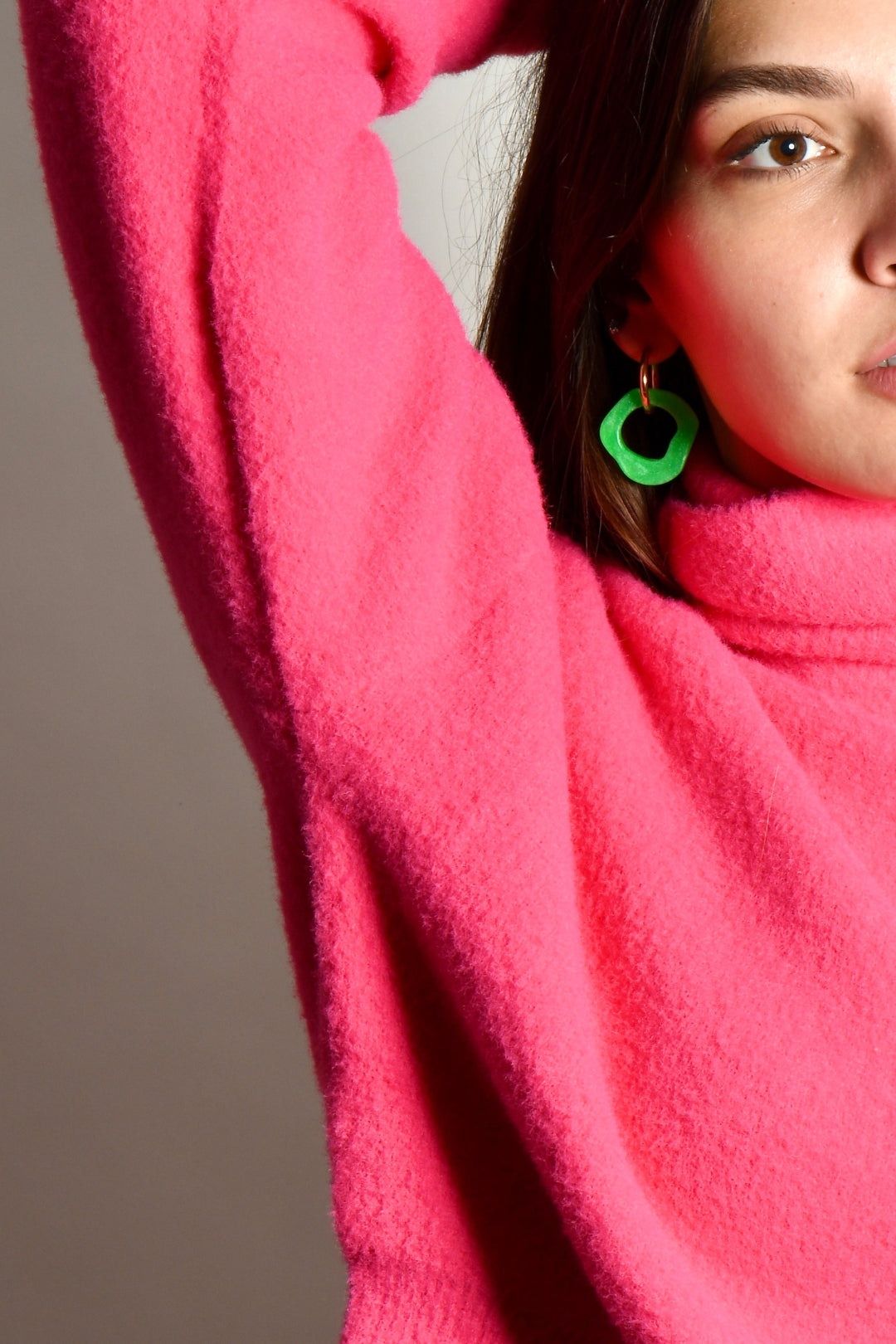 Ear Candy Neon Green Küpe