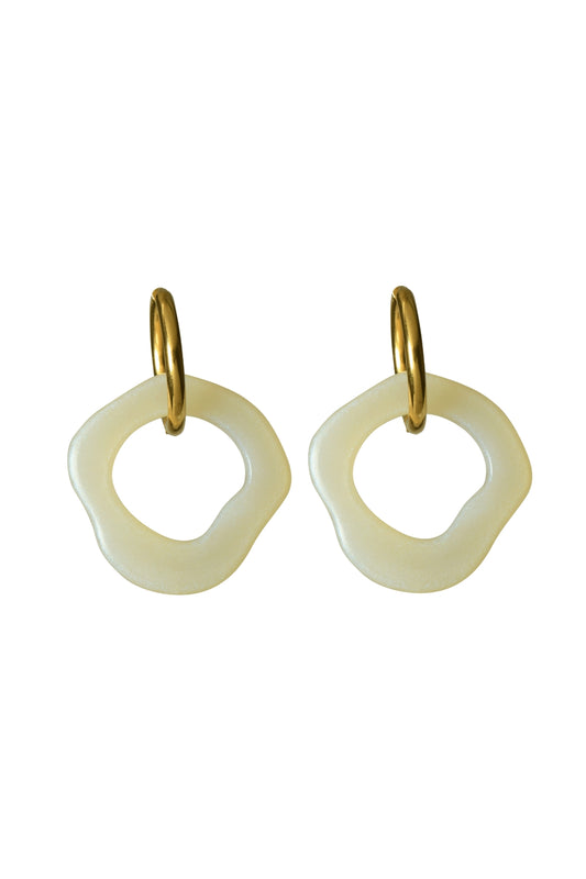 El Yapımı Epoksi ve çelik Küpe