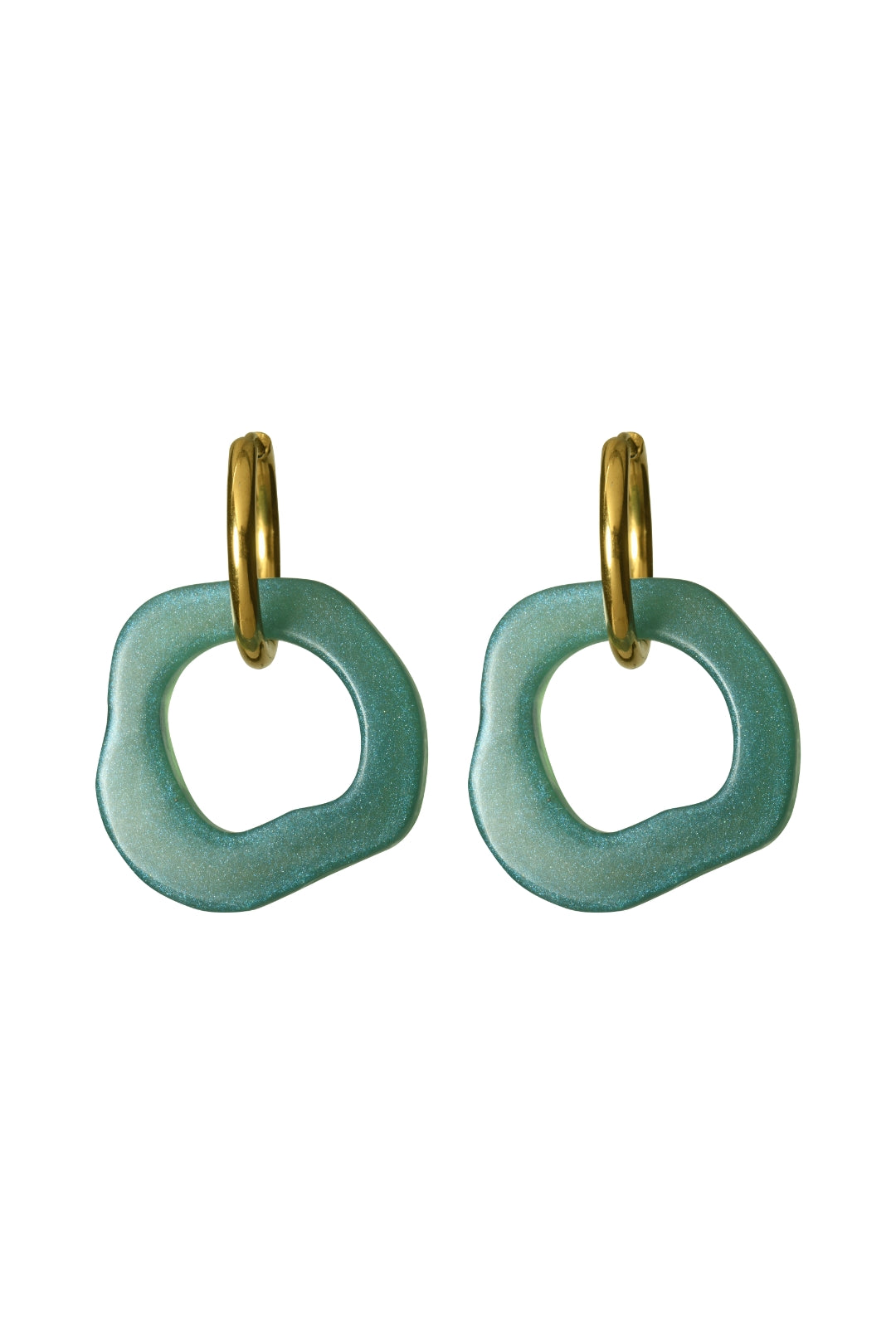 Ear Candy Dark Green Earrings