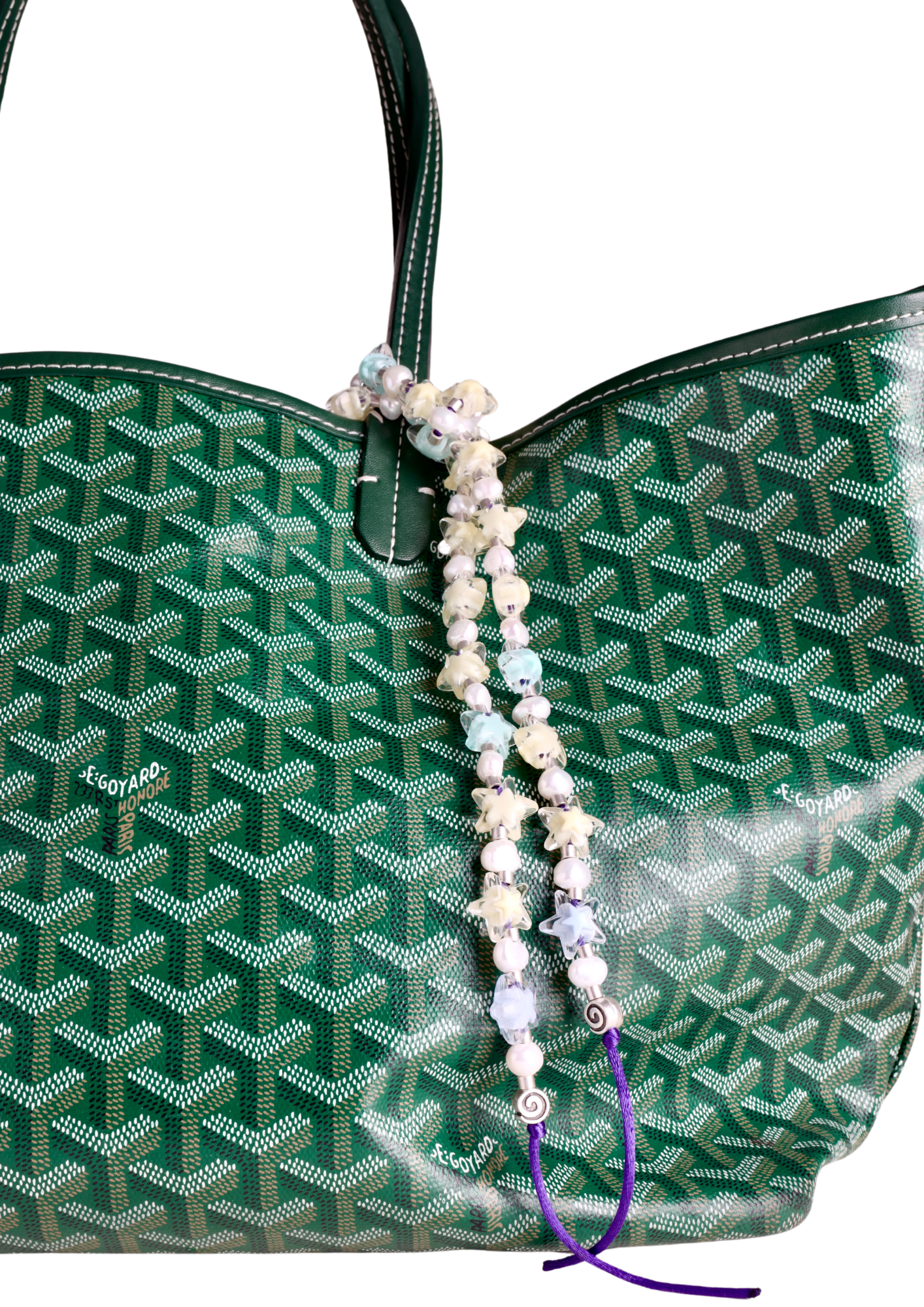 Bag Charm with Pearls