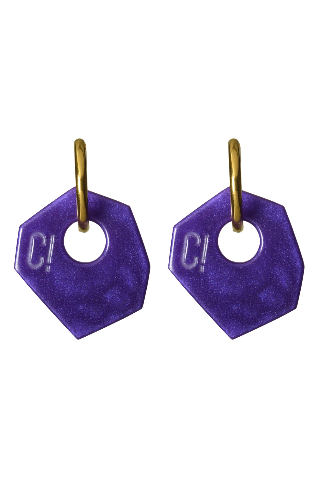 Ear Candy Purple Earrings
