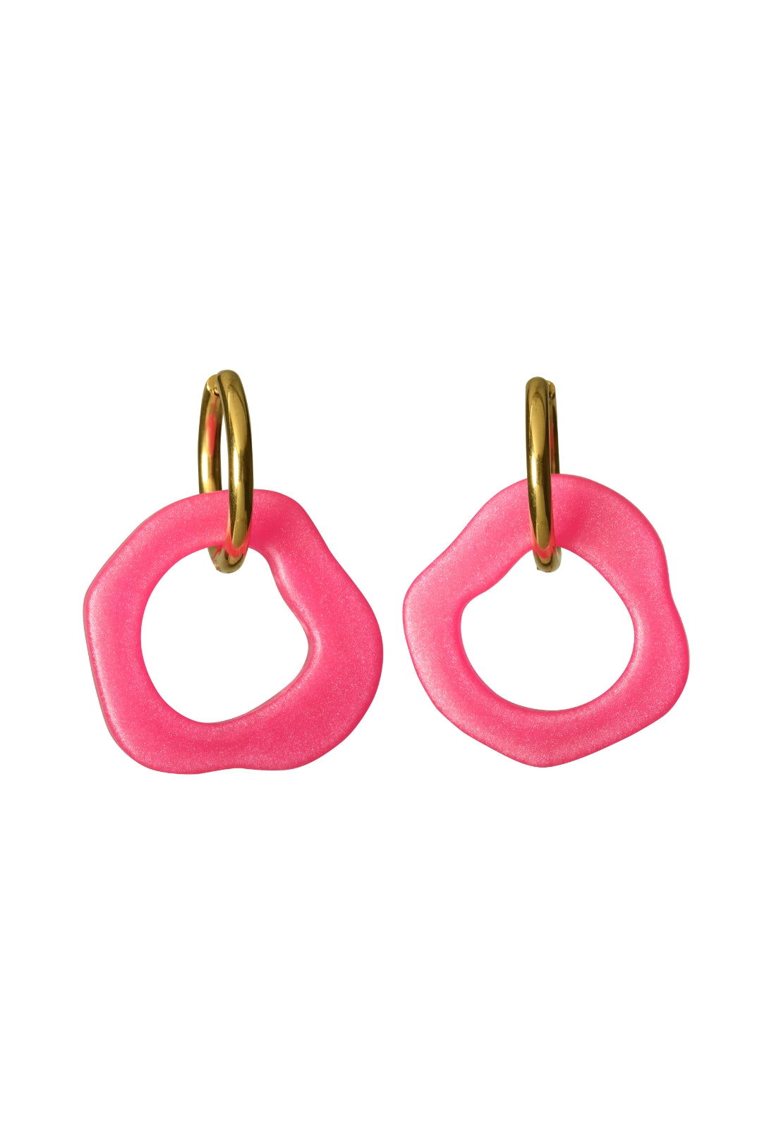 Ear Candy Pink Earrings