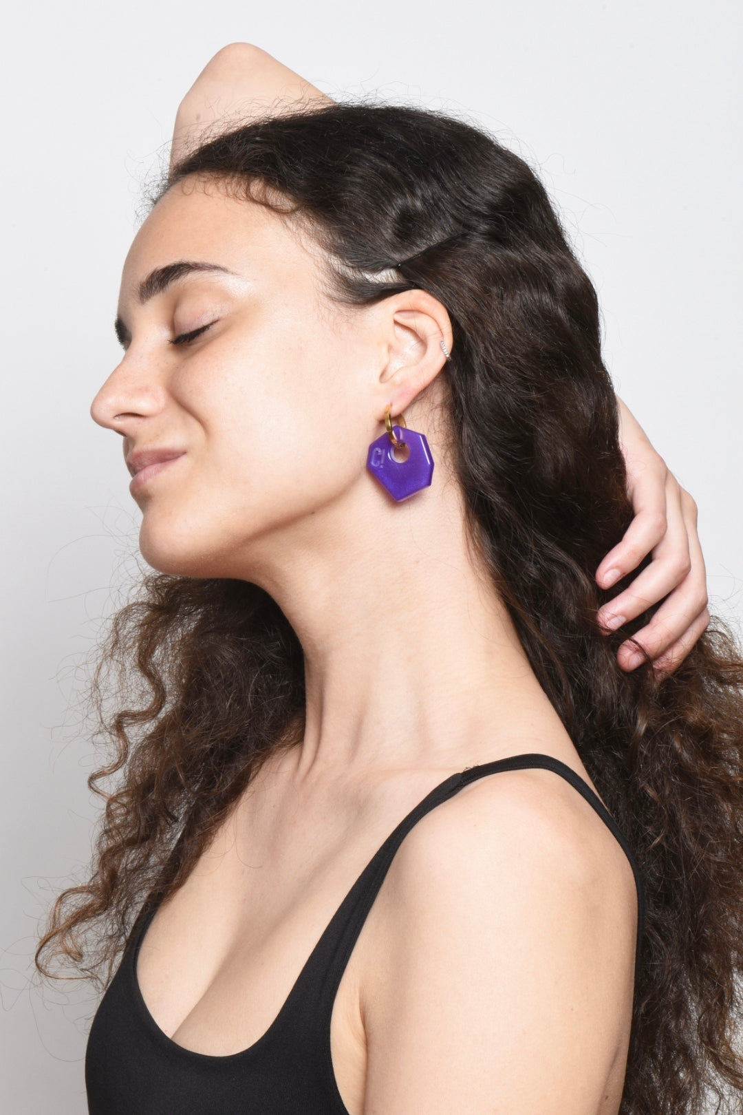 Ear Candy Purple Earrings